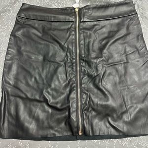 new leather skirt